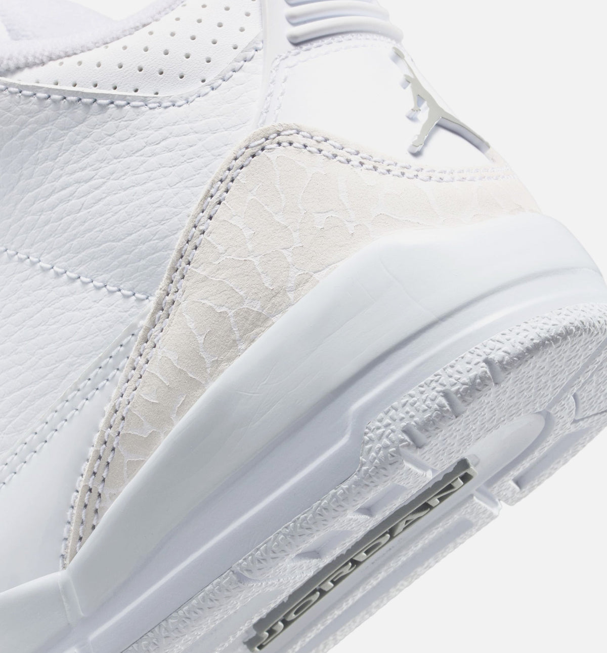 Air Jordan 3 Retro White And Silver Infant/Toddler Shoes - White Metallic Silver