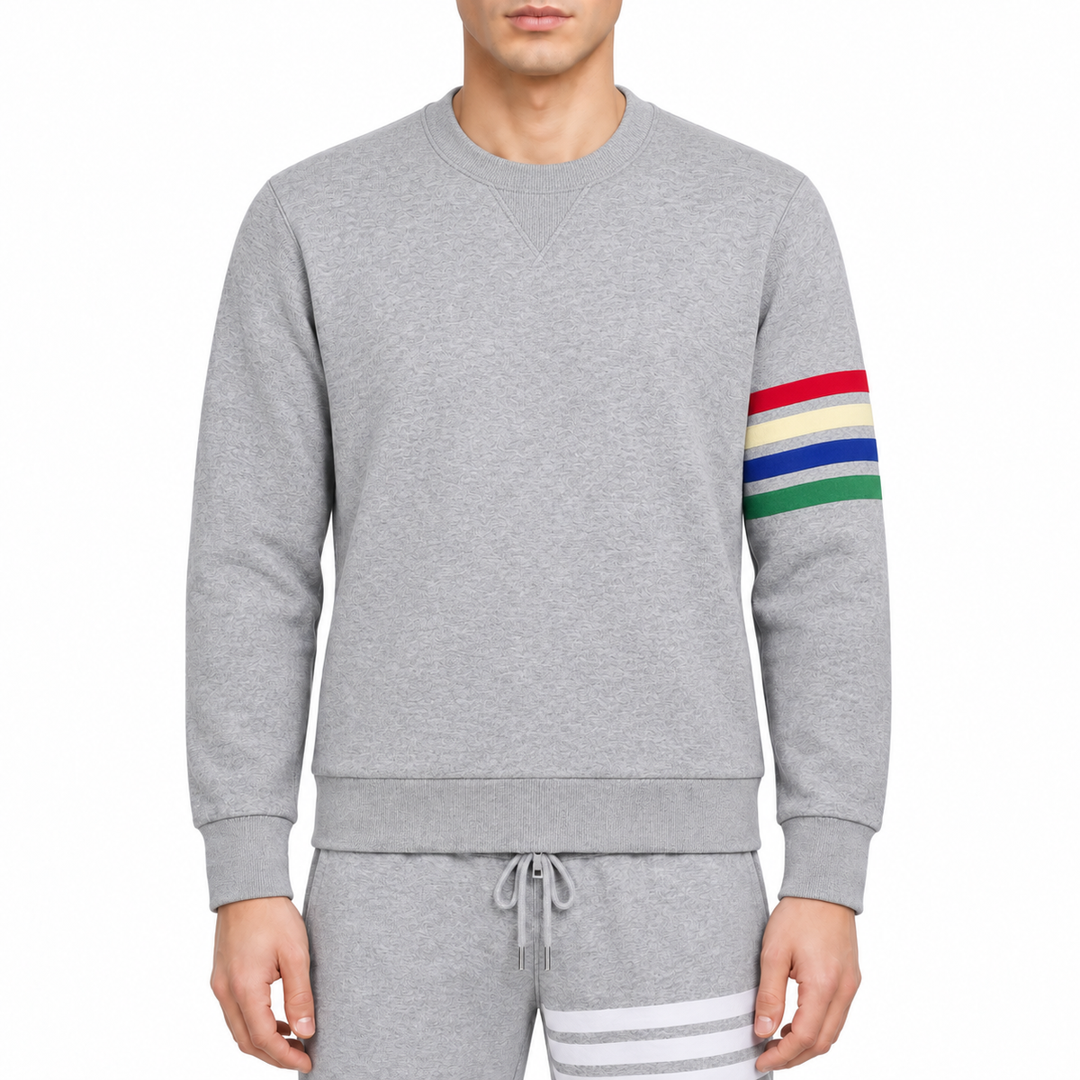 Rainbow Four poles Hoodie | Thom Browne
