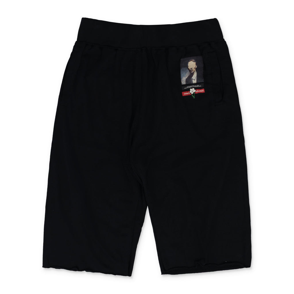 Black Cut-Off Shorts