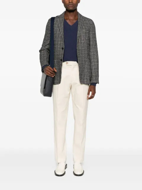 Zegna checked two-pocket blazer