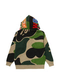 A BATHING APE® camouflage shark hoodie