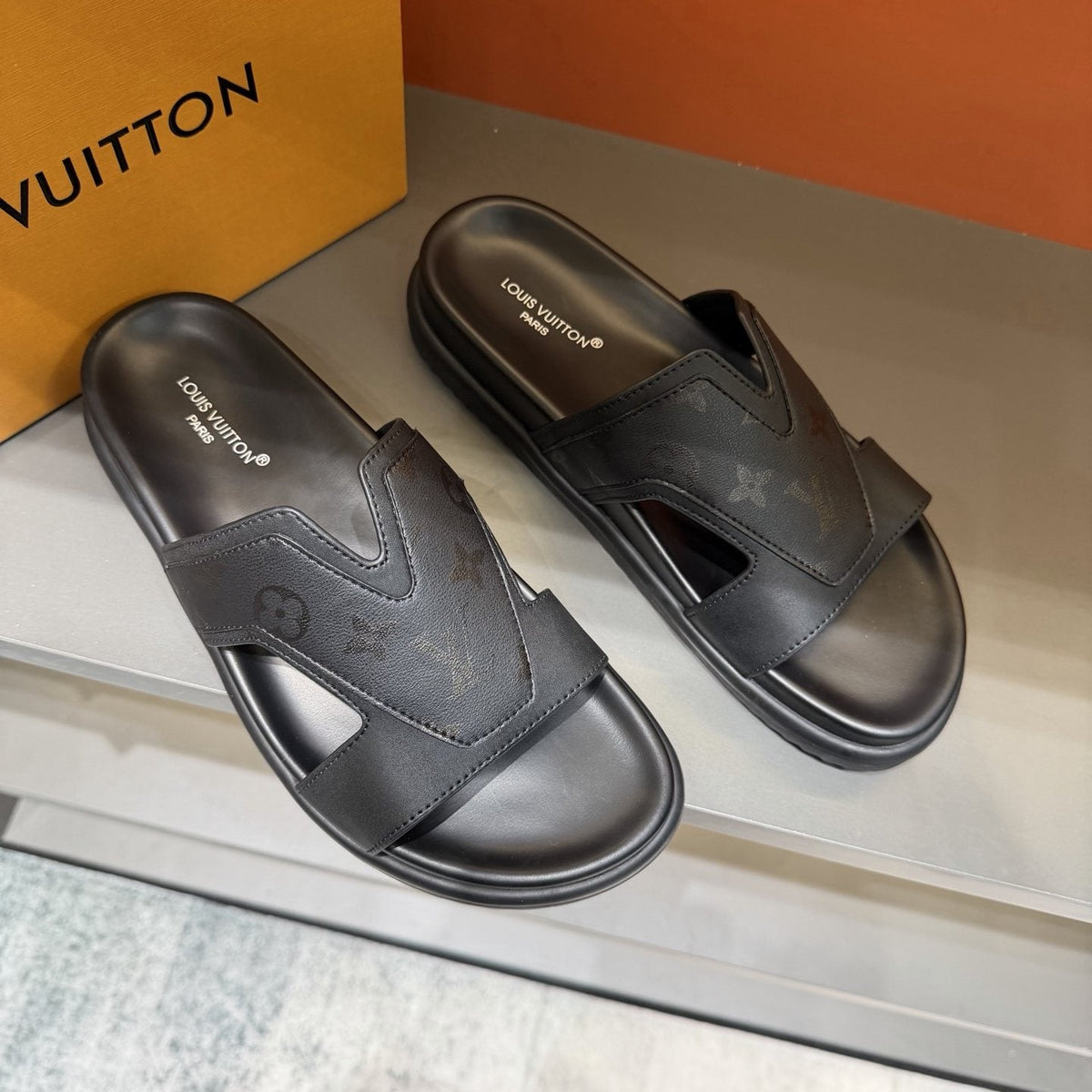 Louis Vuitton Oasis Cutout Slide Sandals